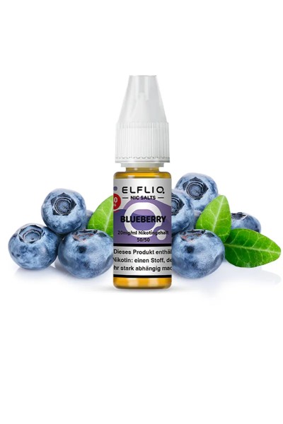 Elfbar ELFLIQ Blueberry Nikotinsalz Liquid 10ml