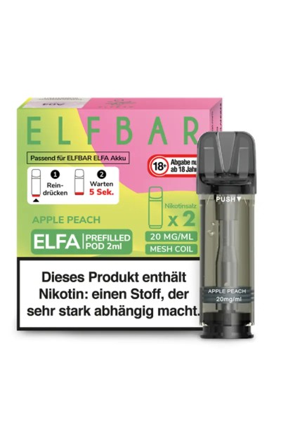 Elfbar Elfa Pods Apple Peach (2Stück)
