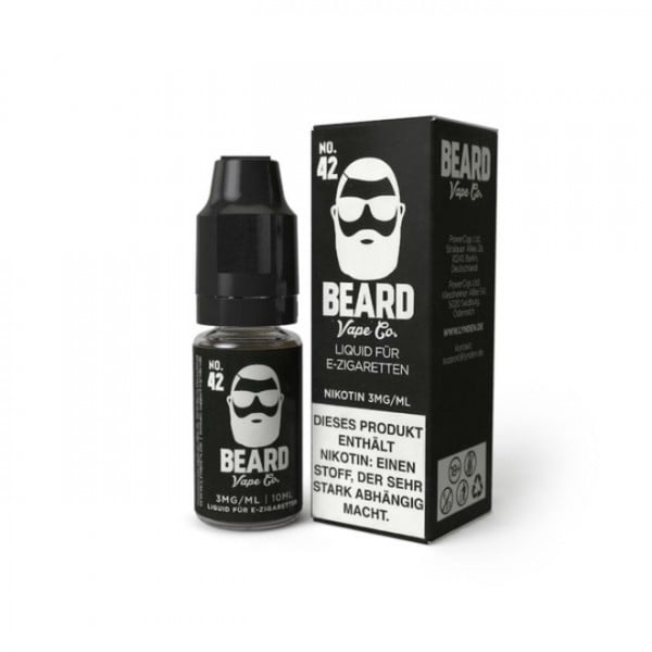 Beard Vape - No. 42 - 0mg Nikotin - 10ml