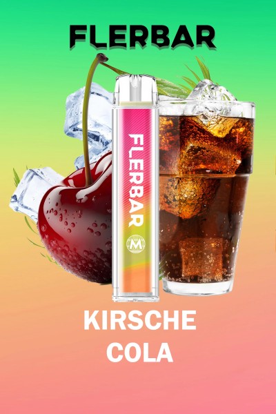 Flerbar 600 E-Shisha Cherry Cola 20mg/ml