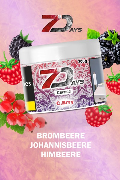 7Days Tabak Classic C.Brry 200g