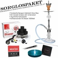 Smokezilla Baragon Edelstahl Glow Blau Complete Bright Set