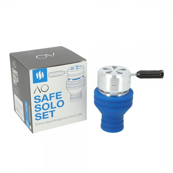 AO Safe Solo Silikon Set Blau