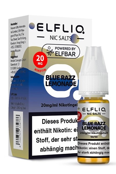 Elfbar ELFLIQ Blue Razz Lemonade Nikotinsalz Liquid 10ml