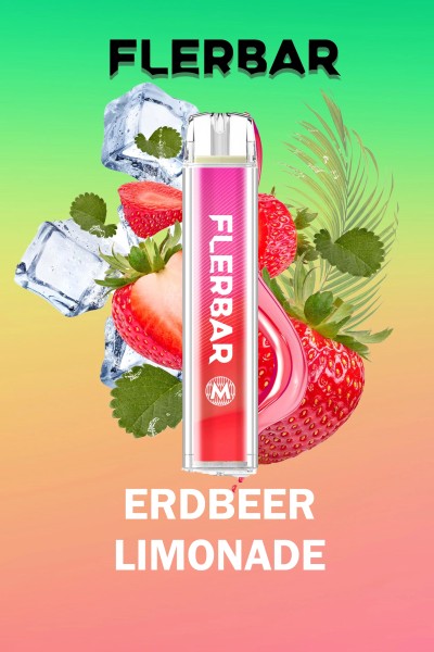 Flerbar 600 E-Shisha Strawberry Lemonade 20mg/ml