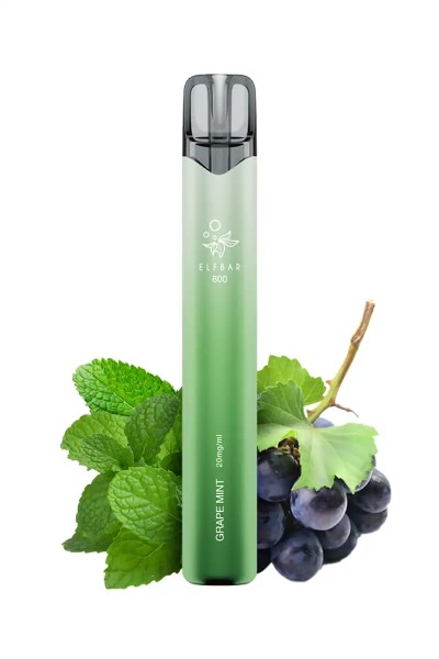 Elfbar 800 Einweg E-Zigarette Grape Mint 20mg