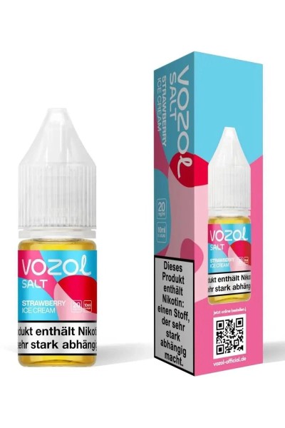Vozol Nikotinsalz Liquid STRAWBERRY ICE CREAM 10ml