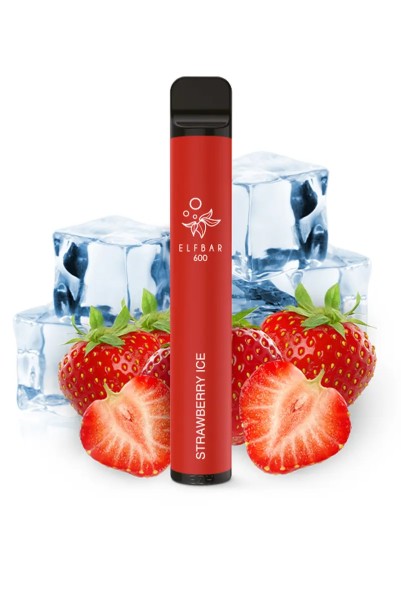 Elfbar 600 Einweg E-Zigarette Strawberry Ice 20mg