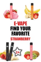 Shisha-World E-Shisha Set - Find your favorite Strawberry