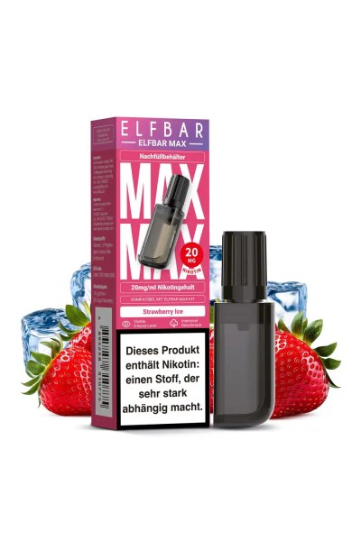 Elfbar Max Pod Strawberry Ice 20mg