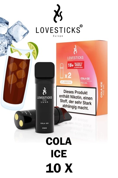Lovesticks LUVA POD Duo Pack Cola Ice 20mg/ml