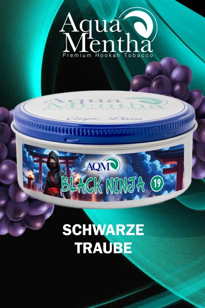 Aqua Mentha Tabak Black Ninja 200g