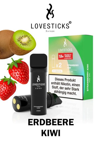 Lovesticks LUVA POD Duo Pack Strawberry Kiwi 20mg/ml